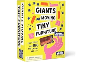 Exploding Kittens Presents: Giants Moving Tiny Furniture - The High Stakes Party Game for Teams - Family Game - 3-8 Players A