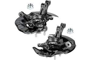 YOUXMOTO 2PCS Front Steering Knuckles & Wheel Bearing Hub Assembly Fit for Toyota Corolla 1.8L 2.4L FWD 2009-2013, Matrix 1.8L 2009-2013, 698-381, 698-380, Left Drive & Right Passenger Side