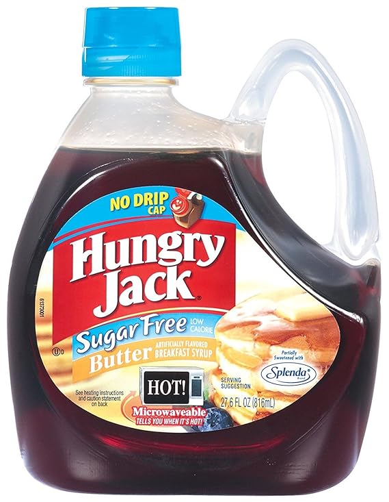 Hungry Jack Sugarfree Butter Flavoured Syrup 816ml Bottle Amazon.co.uk Grocery