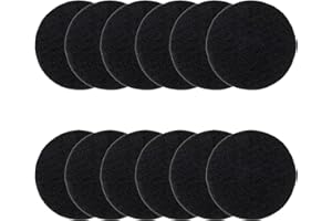 Vipush Charcoal Filters for Kitchen Compost Bin - 12 Pack Activated Carbon Filters for Countertop Bin Pail Replacement, Activated Charcoal Home Bucket Refill Sets