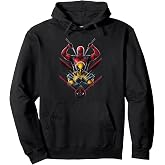 Marvel Studios Deadpool &amp; Wolverine with Claw-Slashed Logo Pullover Hoodie