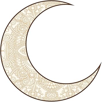 Wandtattoo Orient Wandsticker Mondsichel Mit Eleganten Ornamenten Orientalische Amazon De Baumarkt