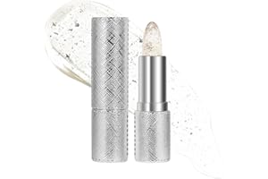 Transferproof Color Changing Lipstick, Gold Crystal Ph Lipstick, 24 Hours Long Lasting Moisturizing Glossy Shine Lip Gloss fo