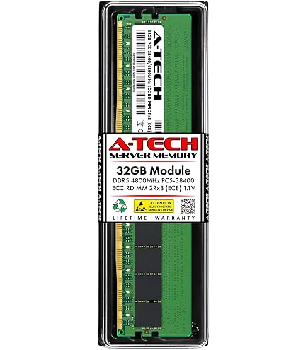 OWC 32GB DDR5 5600 PC5-44800 CL46 2Rx8 288-pin 1.1V ECC Registered