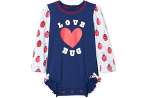 Hatley Baby-Girls Rash GuardOne Piece Swimsuit