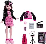 Monster High Fearbook Draculaura Doll Set with Movie Club Accessories view 2