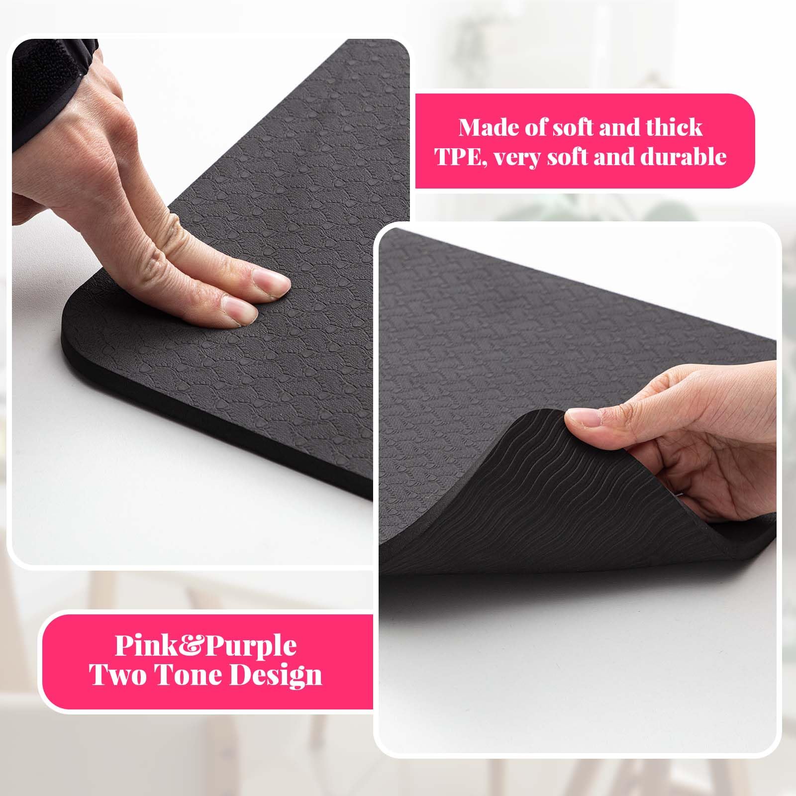 2 Pcs Sewing Machine Muffling Mat Pedal Sewing Mat Reduce Vibrations Noise No Slip Machine Accessories for Quilting(15