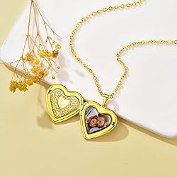 Supcare Custom Necklaces with Pictures Locket with