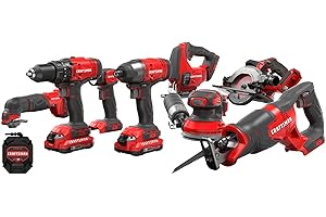 CRAFTSMAN® V20* Cordless 8-Tool Combo Kit (CMCK801D2)