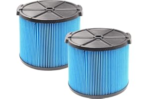 ANBOO VF3500 Replacement Filter for Ridgid Wet Dry Vac 3-Layer Filters for WD4050 WD4070 WD4522 Vacuum Ridgid VF3500 Filter (2 Pack)
