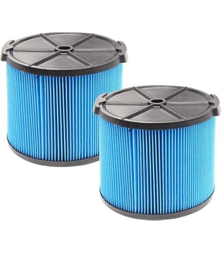 2 Stück VF5000 Filter Für Ridgid Nass-/Trockensauger – 3-lagiger Faltenfilter, Kompatibel Mit WD1450, WD0970 Uvm.