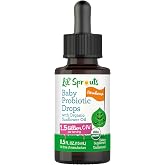 Lil' Sprouts Baby Probiotic Drops | 2.5 Billion CFU | 0.5 fl oz (15 mL) | with Organic Sunflower Oil | Liquid Supplement for Newborns | Non-GMO, Gluten free