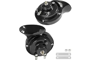 iolory 2PCS Car Horn,Automotive Exterior Accessories Air Horn,300DB Super Loud train horn,12V Waterproof Durable Car Air Elec