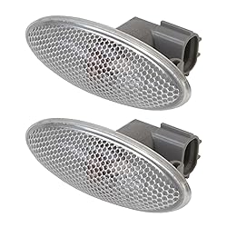 AUPARTIK Side Turn Signal Lamp Fender Light Fit For