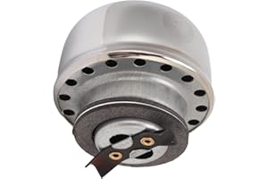 Twist In Chrome Steel Oil Breather for, and - Prevents Oil Splashes, Excellent Ventilation, Fits Valve Covers with Twist Lock