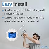 Shelly 1 Mini Gen3 1 Channel WiFi Matter Relay 8A Dry Contacts 2 Pack view 2