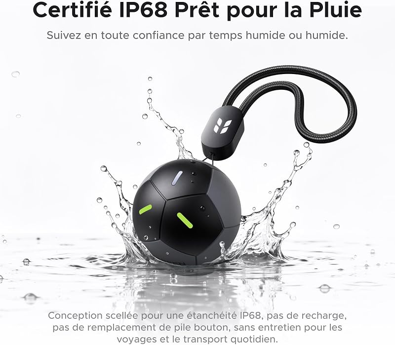 FineTrack Duo 2 Finder Tag avec iOS Find My et Android Find Hub