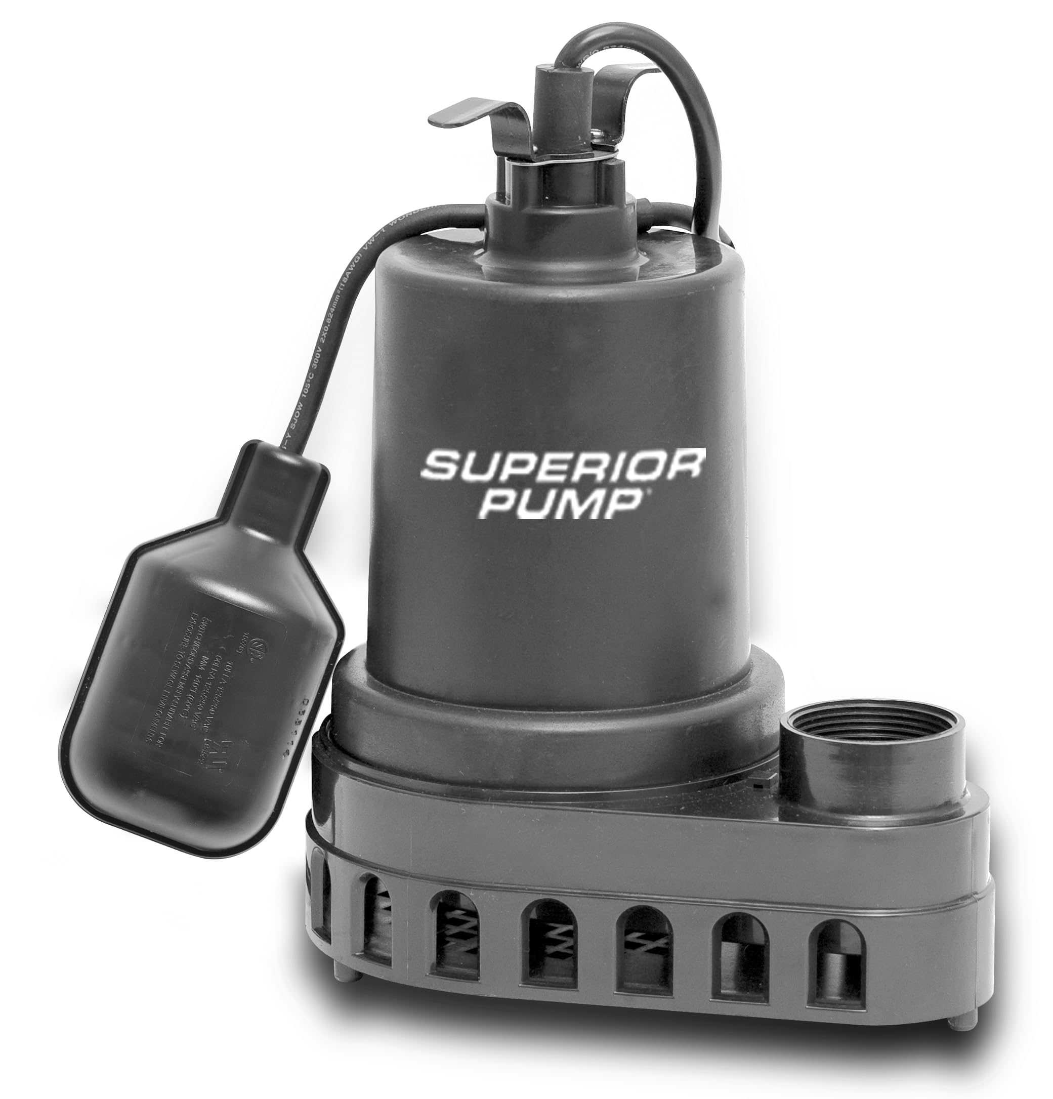 Photo 1 of ***SEE NOTES***Superior Pump 92570 1/2 HP Thermoplastic Submersible Sump Pump with Tethered Float Switch