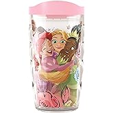 Tervis Disney - Princess Group Hug Made in USA Double Walled Insulated Tumbler Cup Keeps Drinks Cold & Hot, 10oz Wavy, Classic
