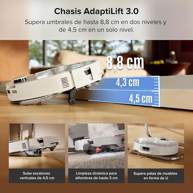 Saros 20 Neo Robot Aspirador e Esfregão, Aspiração 36000 Pa