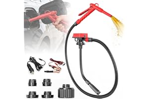 Ecarke 5 GPM Cordless Fuel Transfer Pump for Gasoline Diesel, Manual Control Gas Can Pump, Compatible with DeWalt 20V & Milwa