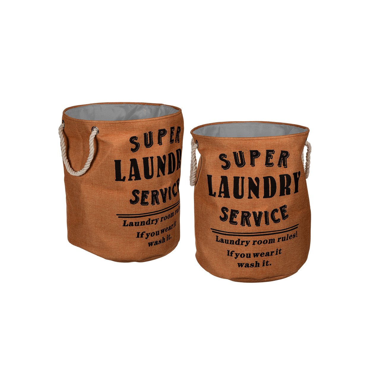 Out of the Blue Laundry Basket, Apricot, 45 x 64.5 x 3.5 cm