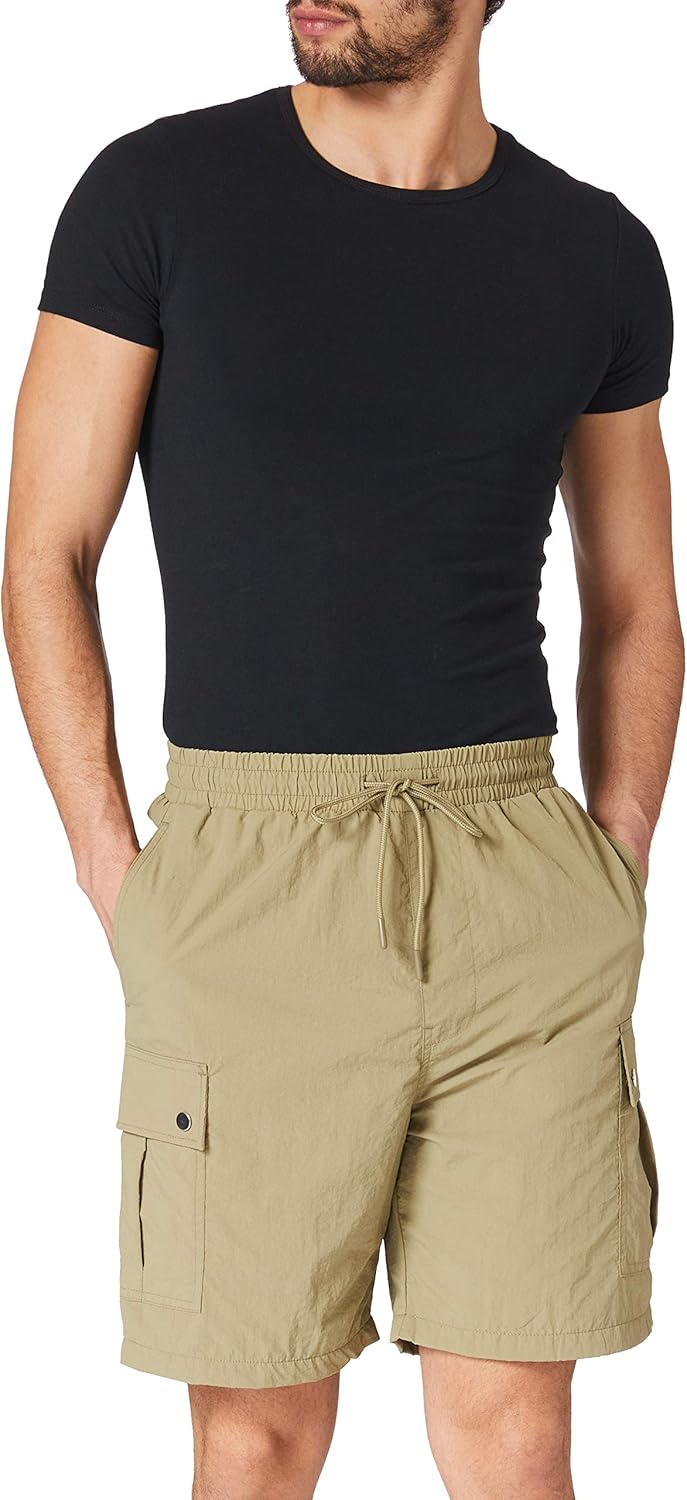 Urban Classics Nylon Cargo Shorts Homme: Amazon.fr ...