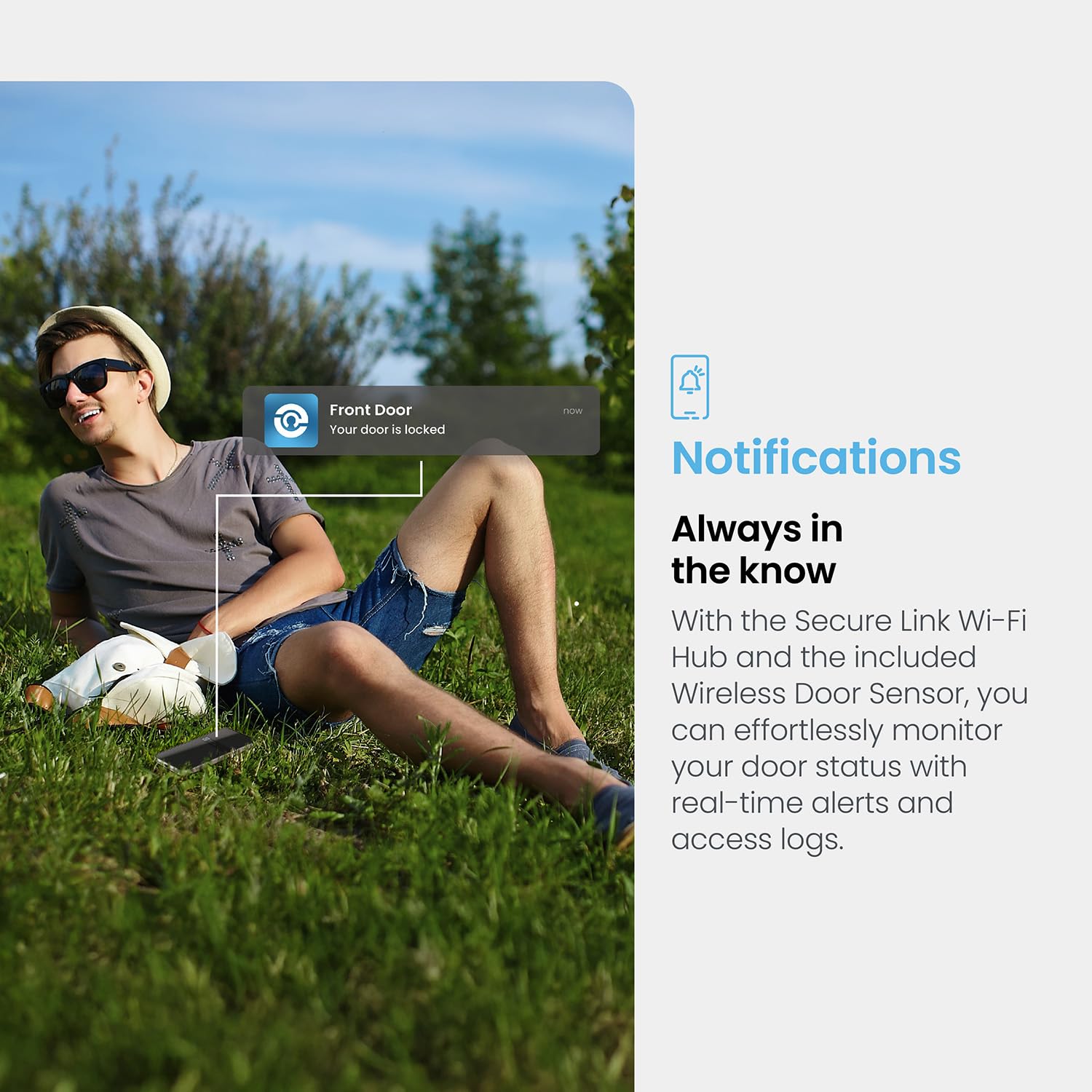 Lockly Secure Link Wi-Fi Hub - Control Your Lockly Smart Lock from Anywhere with Real-time Notifications and Voice Control - View 6