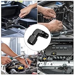 TRUCKMETER 90 Degree 6AN Female to 6AN Male Swivel
