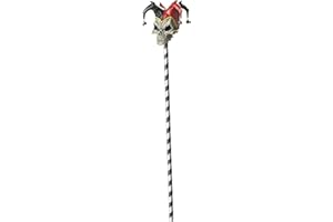 California Costumes Women's Jester Skull Cane Costume