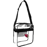 Littlearth Unisex NFL Clear Carryall Crossbody Bag