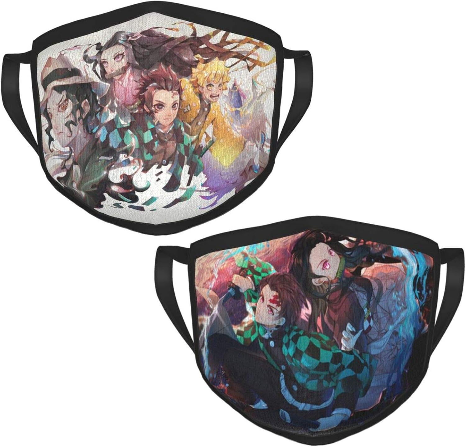 Anime Demon Slayer Blade Versatile Outdoors Black mask