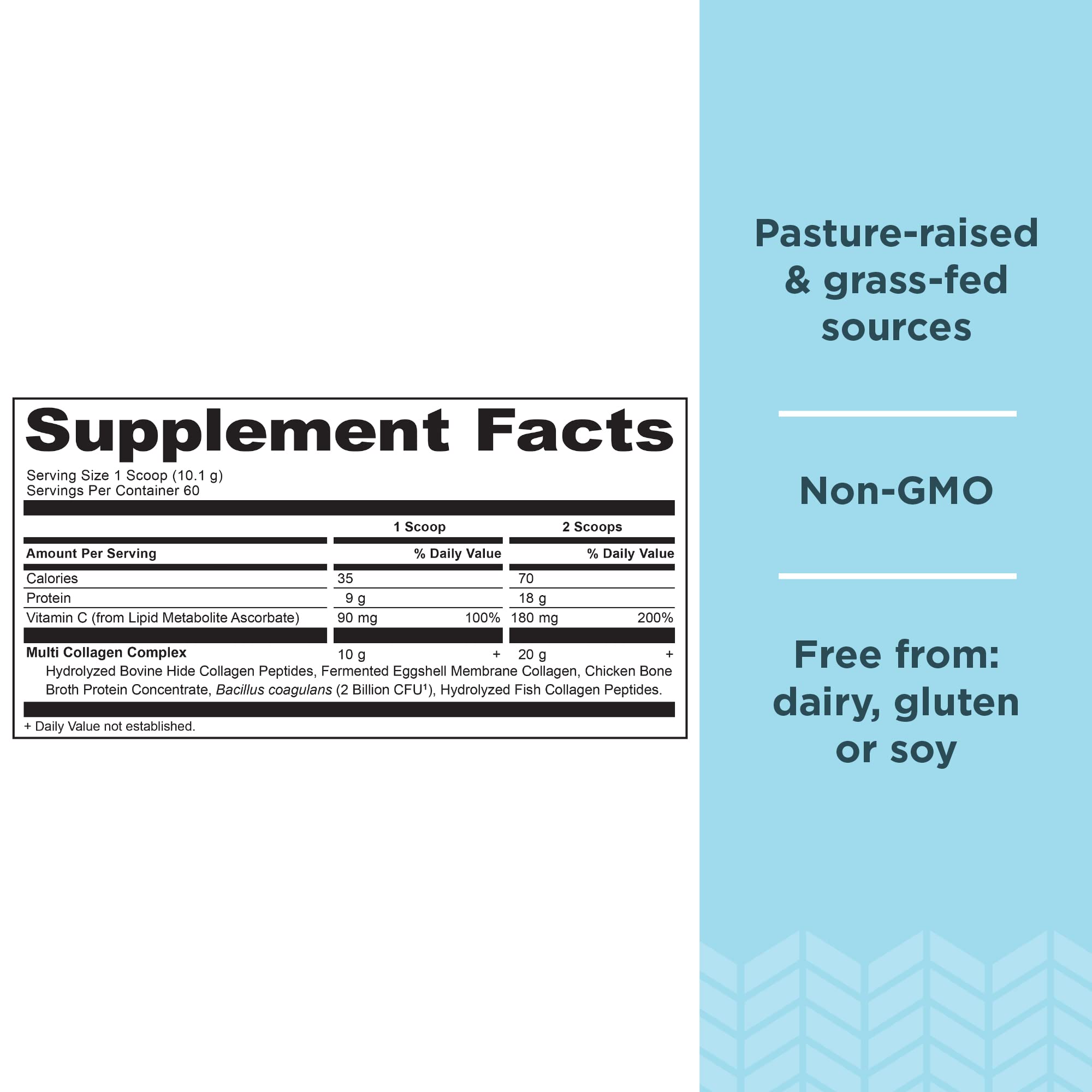 Ancient Nutrition Collagen Peptides Powder, Multi Collagen Protein, Women & Men, Vitamin C, Probiotics, Hydrolyzed Collagen, Supports Skin, Joints, Gut Health, Unflavored, 60 Servings