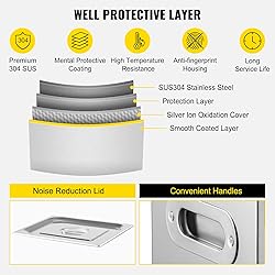 VEVOR 6L Ultrasonic Vinyl Cleaner, 7-12 Inch 8