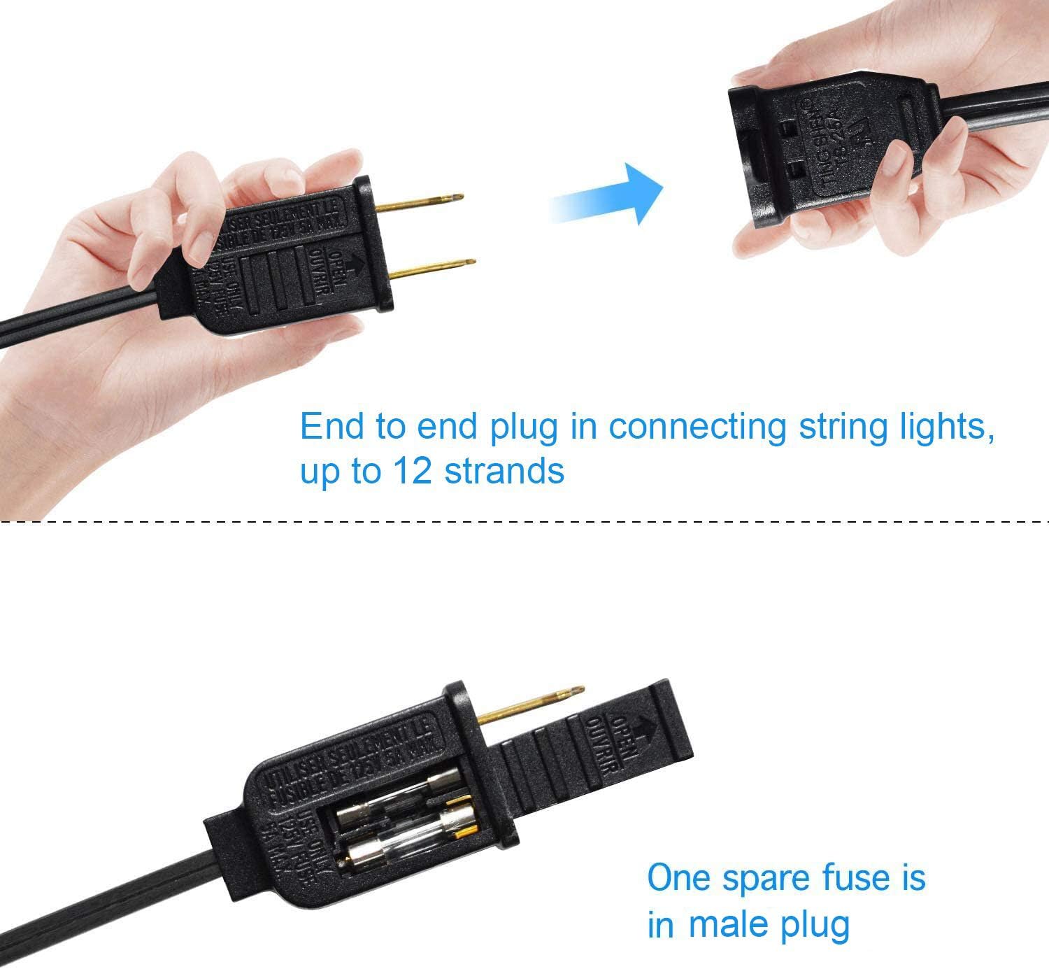 Banord 51FT Outdoor Shatterproof LED String Lights, Waterproof 17 Hanging Sockets with 18 x Dimmable LED Bulb Garden Light String, Waterproof Vintage Patio Lights for Wedding Party : Garden & Outdoor