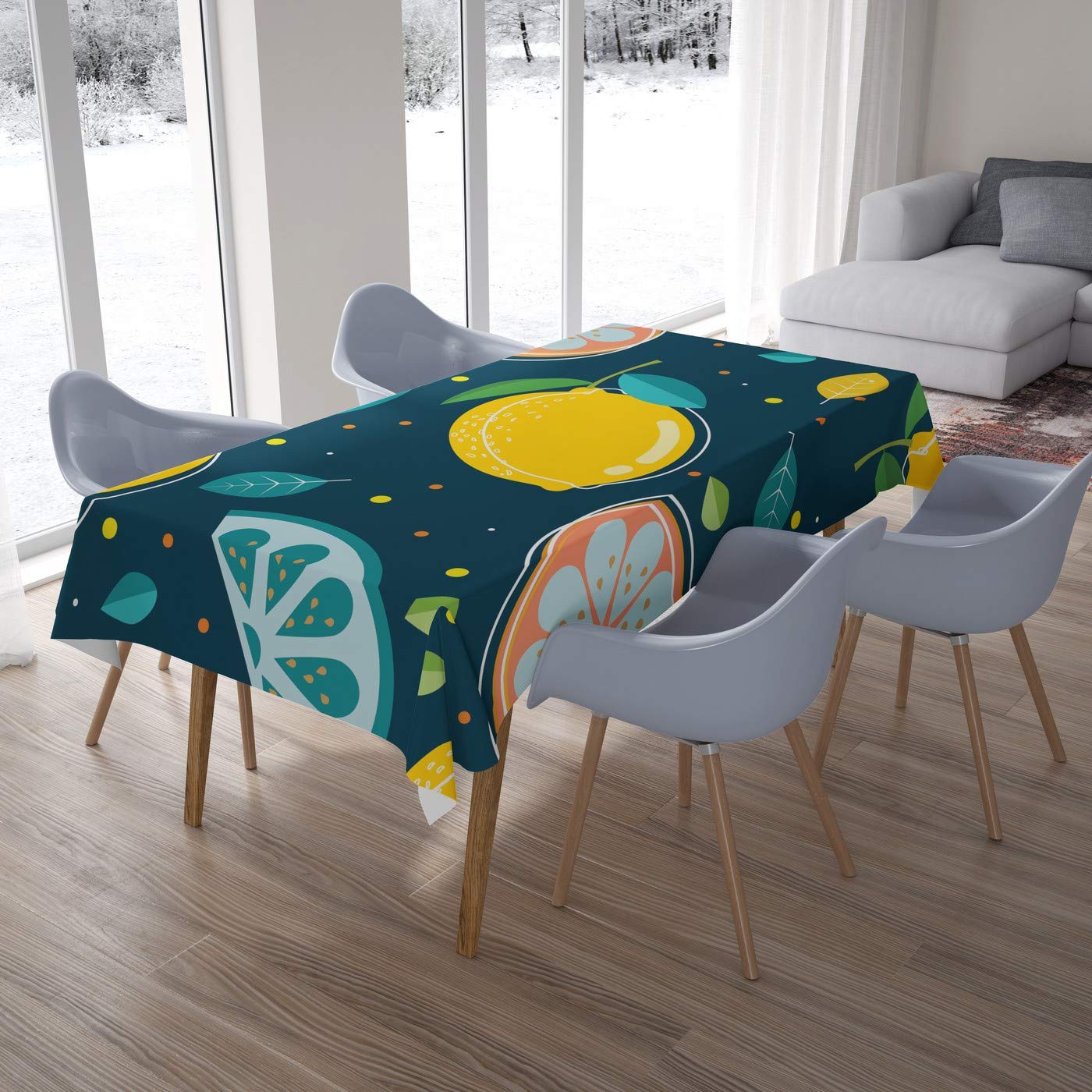 Bonamaison Kitchen Decoration, Tablecloth, 140cm x 200cm - Designed and Manufactured in Turkey