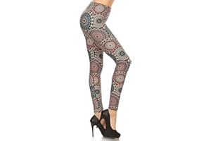 Leggings Depot High Waisted Camouflage & Multiple Print Leggings for Women - Reg, Plus, 1X3X, 3X5X