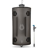 HydraPak Seeker Collapsible Camping Water Storage (10L, Mammoth Grey) | BPA &amp; PVC Free, Leakproof, Ultra-Light, Filter Compatible, Ultra-Durable, for Camping, Backpacking, Emergency Preparedness