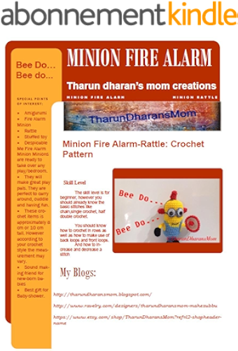Download Amigurumi Crochet Pattern - Minion Fire Man Alarm Rattle (English Edition) PDF