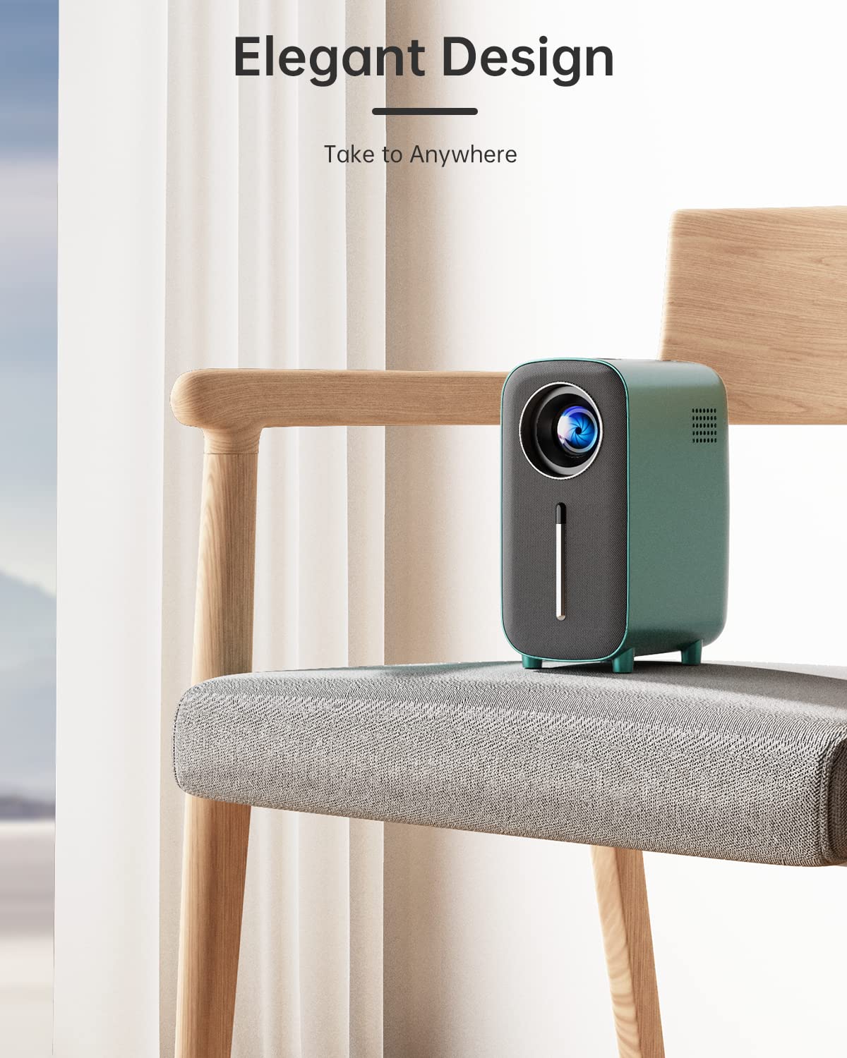 Mini Portable Bluetooth Movie Projector: HISION 1080P 4K Outdoor Home TV Proyector 8500L HD Video Led Projectors Gaming Cinema Theater Camping Support TV Stick Laptop Phone Tablet HDMI USB