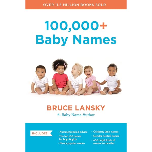 100,000+ Baby Names: Bruce Lansky: 9780881665079: Amazon.com: Books