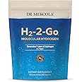 Dr. Mercola H2-2-Go Molecular Hydrogen, 60 Servings (60 Tablets), 8 ppm of Hydrogen Per Tablet, Dietary Supplement, Supports Circulatory Health