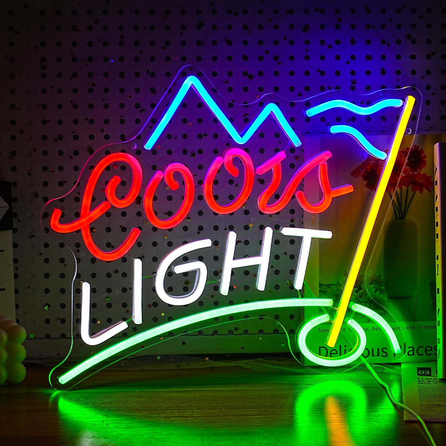 Condition photo showing New/Like New for golf neon sign for wall decor led business signs suitable for man cave crs light bar pub creative ne