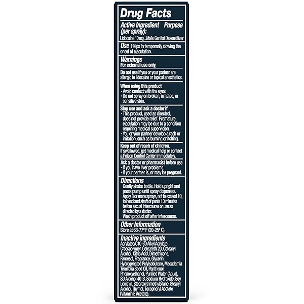 PROMESCENT DESENSITIZING DELAY SPRAY FOR MEN CLINICALLY PROVEN TO HELP YOU LAST LONGER IN BED – BETTER MAXIMIZED SENSATION + PROLONG CLIMAX FOR HIM, 2.6 ML