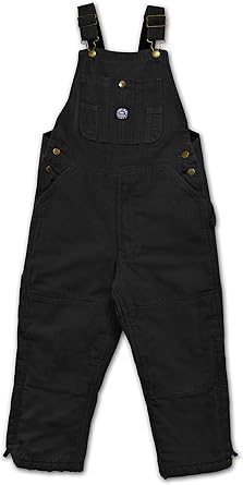 boys black overalls