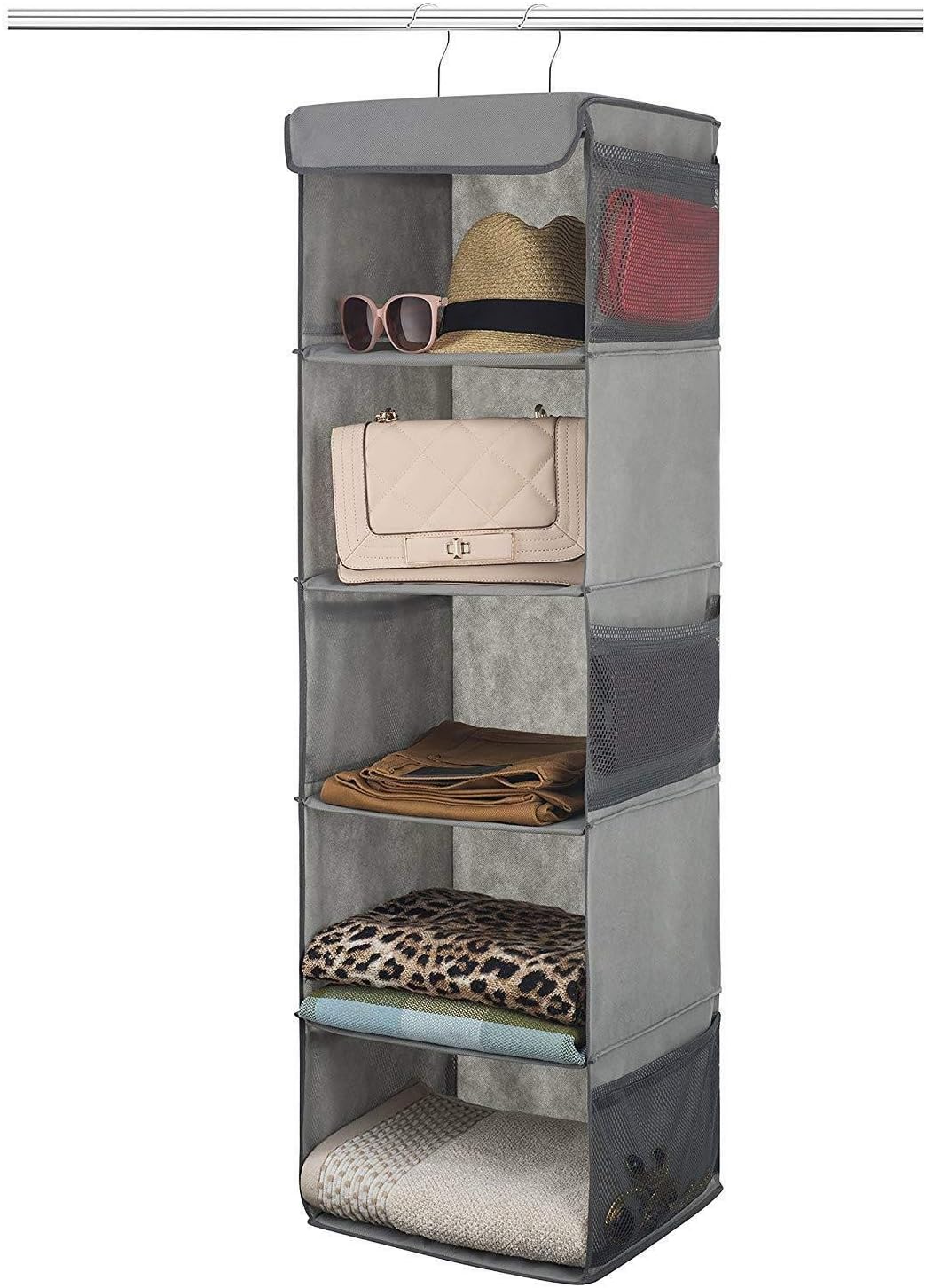 MBOfficestar 5Shelf Hanging Closet Organizer 6 Side