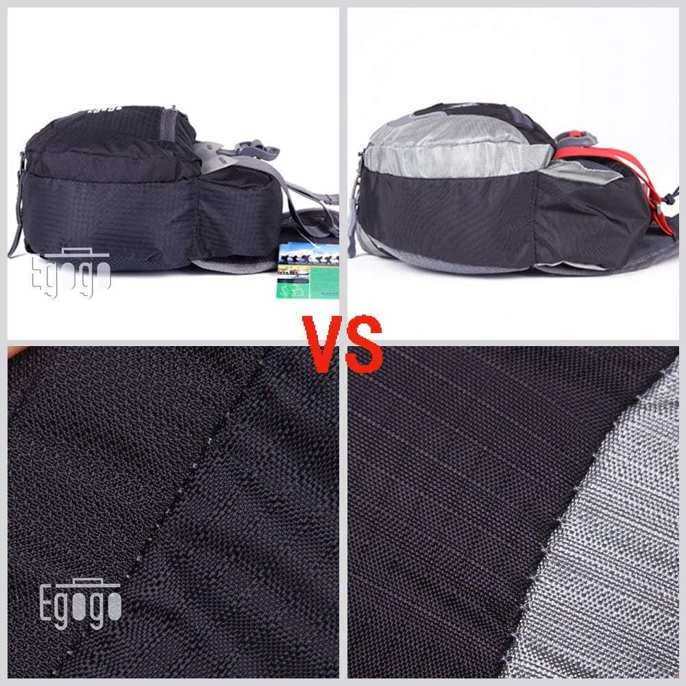 EGOGO Travel Sport Waist Pack Fanny Pack Bum Bag Hiking Bag with Water Bottle Holder S2209 (Black) : Clothing