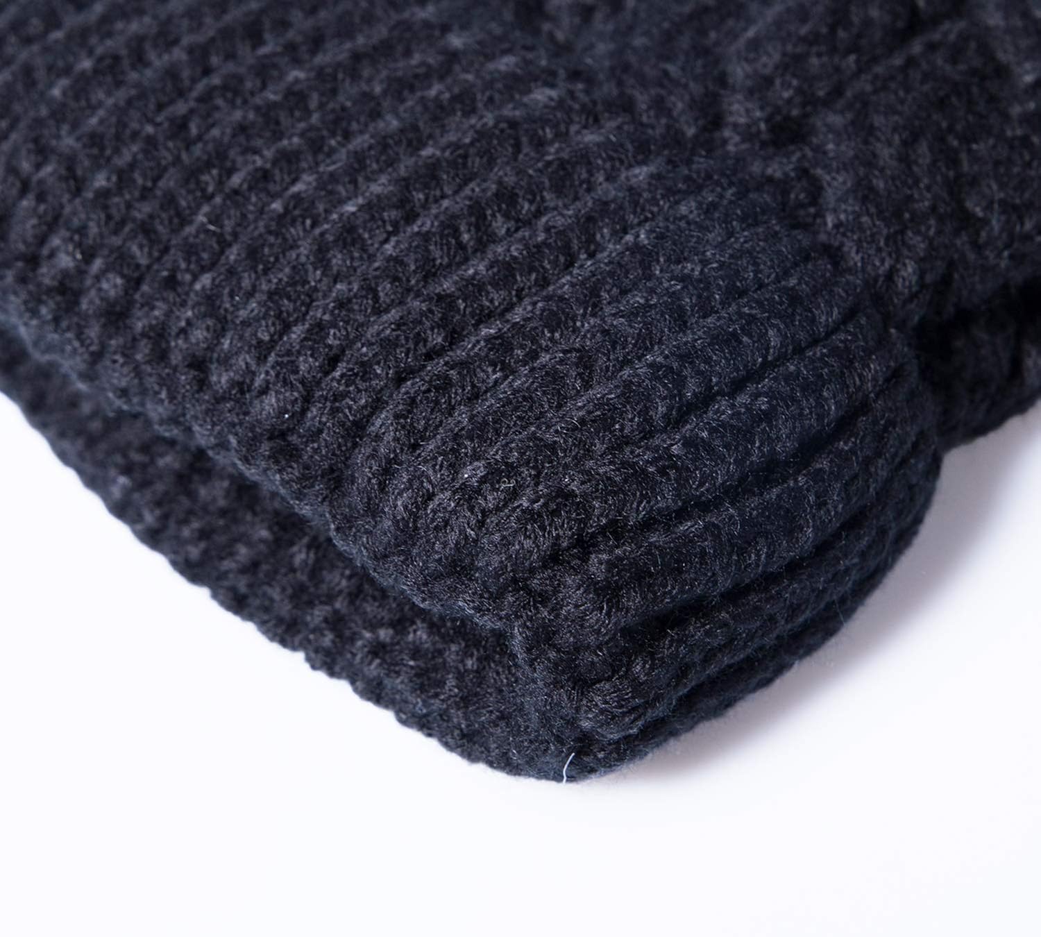 1-2 Pack Toddler Kids Winter Warm Fleece Lined Beanie Hats for Boys and Girls Crochet Hairball Knit Cap (1-6 Years): Clothing