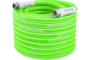 Fevone Garden Hose 100 ft., Lightweight Hybrid Water Hose, Flexible and Durable, Leak-Free Connections