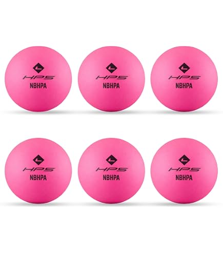 Mylec Palline Da Hockey Per Clima Freddo – Confezione Da 6, Colore Giallo, Progettate Per Giocare Sotto I -1°C (30°F) - 4